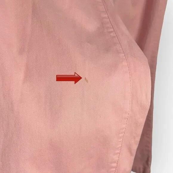 Tommy Hilfiger Belted Straight Leg Pants Womens 10 Pockets Y2K Barbiecore Casual - Picture 12 of 14